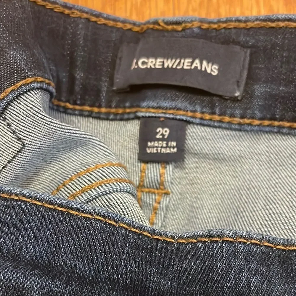 J. Crew Blue Toothpick Skinny Jeans - Picture 2 of 4